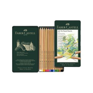 پیت پاستل جعبه فلزی فابرکاستل|Pitt Artists' Pastel Pencils