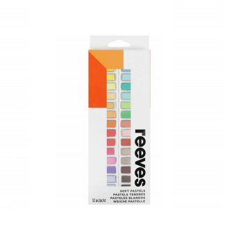 گچ پاستل 32 رنگ نیمه ریوز | REEVES HALF SOFT PASTEL