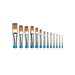 قلم مو سرتخت وینزور مدل Winsor & Newton Flat Brush | 555