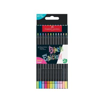 مداد رنگی 12 رنگ فابرکاستل مدل بلک ادیشن| Faber Castell Pencils Black Edition