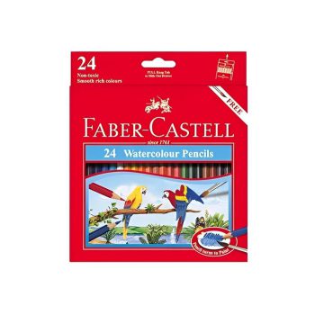 مداد آبرنگی 24 رنگ فابر-کاستل مدل کلاسیک| Faber-Castell Watercolor Pencil