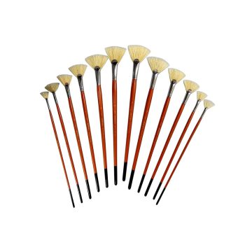 قلم‌مو بادبزنی ماریس کد Marie's Brush Fan Brush |1210