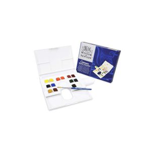 آبرنگ 14 رنگ وینزور و نیوتون حرفه ای مدل کاتمن | Winsor & Newton Cotman Watercolor